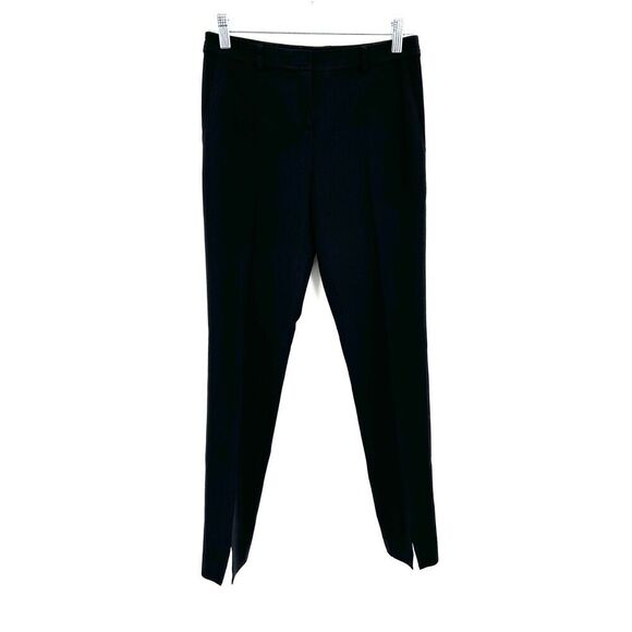 ST. JOHN Caviar Women's Black Slim Skinny Leg Office Trouser Pants Size 0 - Picture 1 of 6